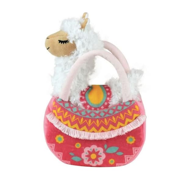 JEMINI Plush Lama i barnväska - 24 cm