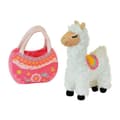 Miniatyrbild 1 av 2: JEMINI Plush Lama i barnväska - 24 cm