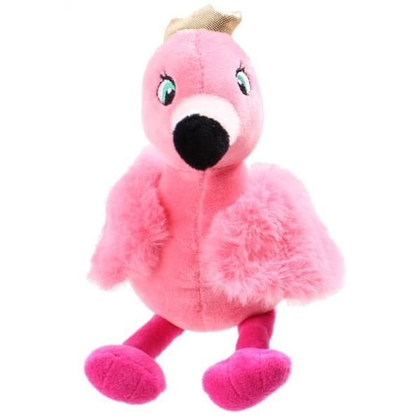 Plyschleksak - JEMINI - Rosa Flamingo - För barn - 12 månader och uppåt - Inomhus