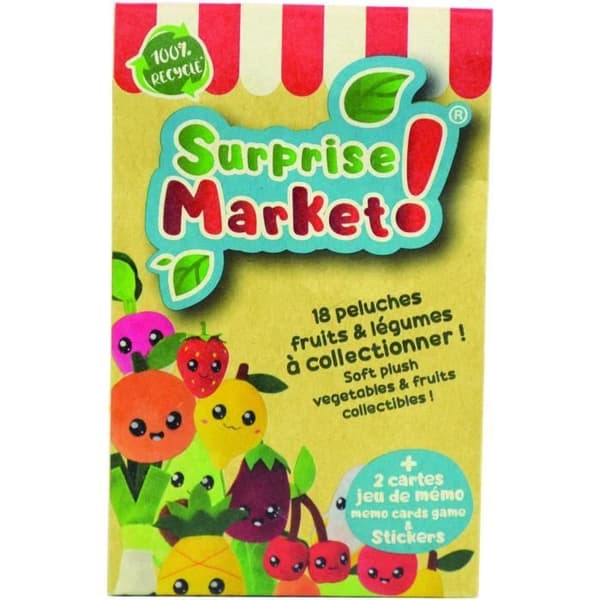 Mjukleksak - Jemini - Surprise Market - Flerfärgad - 4 stycken - Från 4 år