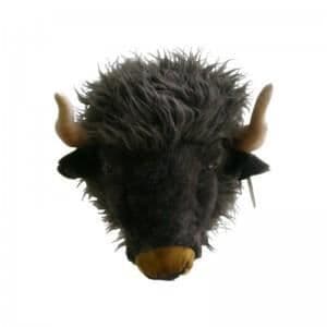Trophy plyschleksak - Ej specificerad - Buffalo - 30 cm x 25 cm x 25 cm - Svart - Ytan tvättbar