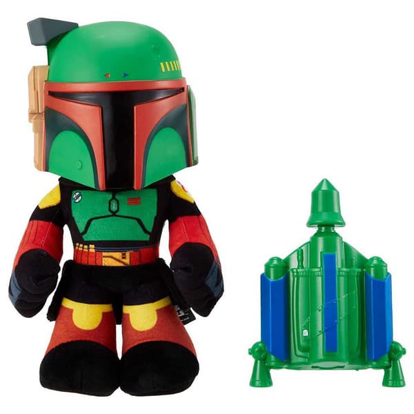 Star Wars Boba Fett Voice Cloner Funktion Plyschpresent För Barn Flerfärgad 3 Years