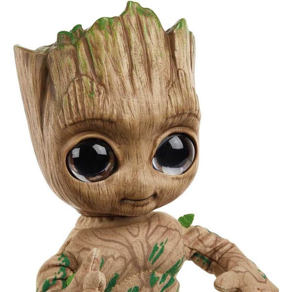 Plush Bamse Marvel I Am Groot Groot Bailón Grøn