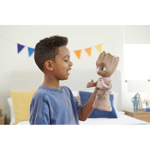 Plush Bamse Marvel I Am Groot Groot Bailón Grøn