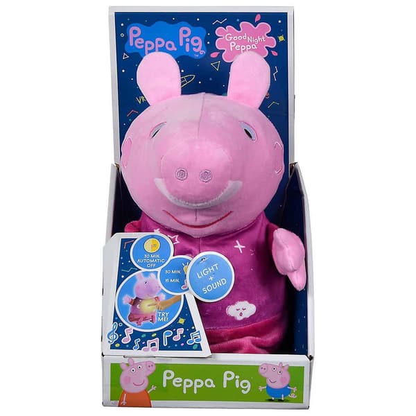 Simba Hyvää Yötä Täytettynä 32 Cm Peppa Pig Pinkki