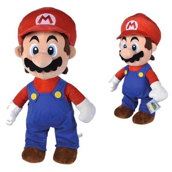 Simba Bamse Mario 70 Cm Blå