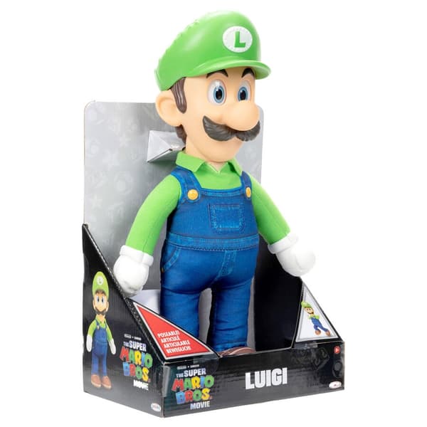 Super Mario Bros Luigi plush toy 30cm