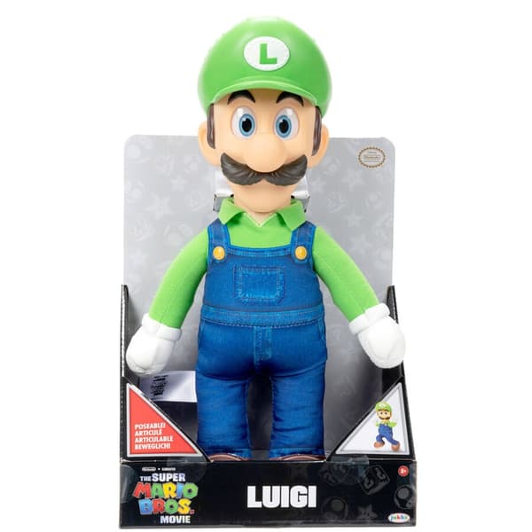 Super Mario Bros Luigi plush toy 30cm