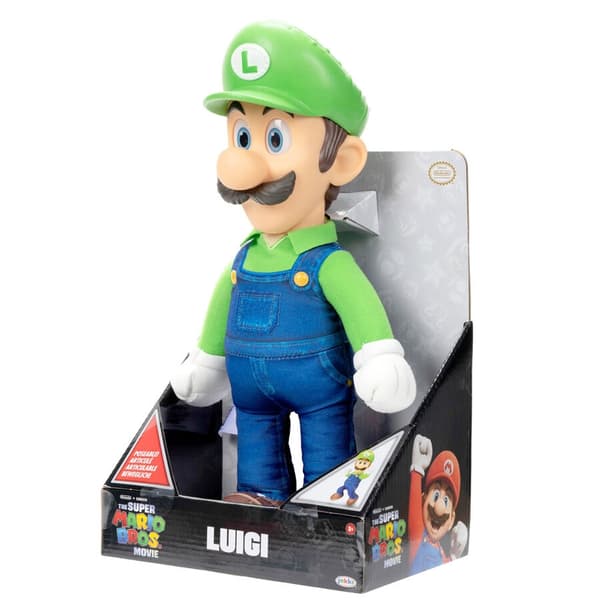 Super Mario Bros Luigi plush toy 30cm