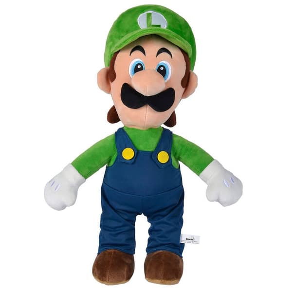 Super Mario Bros Luigi plush toy 50cm