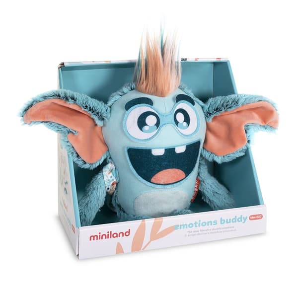 Miniland Nalle Emotions Buddy Blå