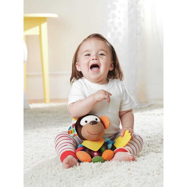 Skip Hop Bandana Buddies Activity Toy Monkey Flerfärgad