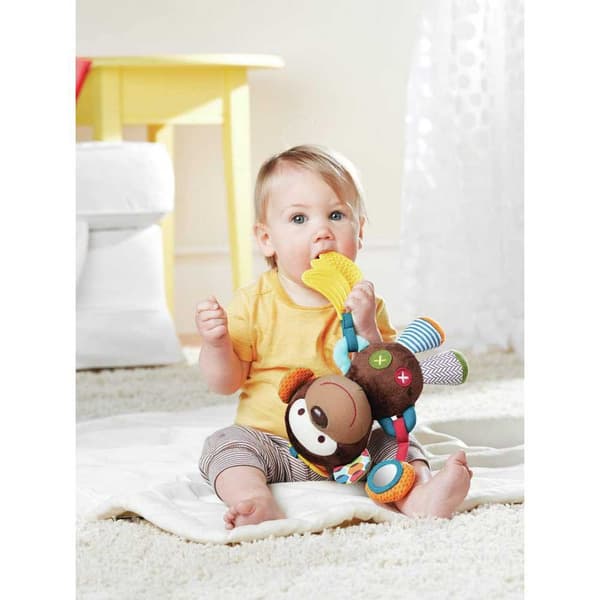 Skip Hop Bandana Buddies Activity Toy Monkey Flerfärgad