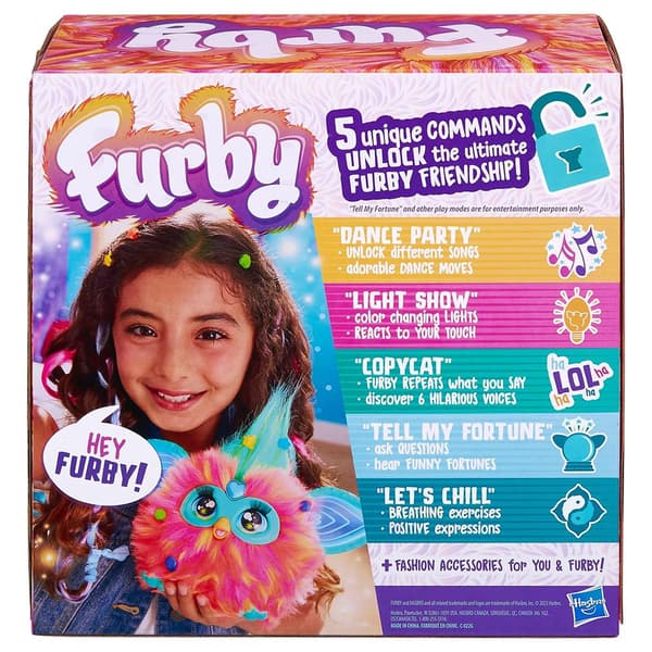 Furby Interaktivt Blødt Legetøj Flerfarvet