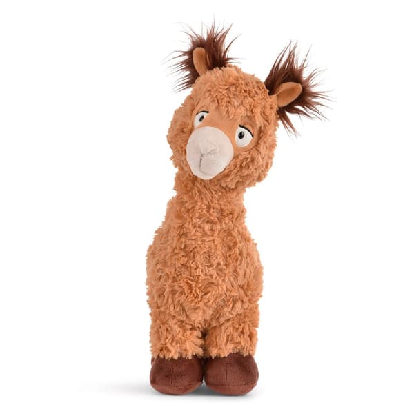 Nici Nuttet Stående Bamse Alpaca Al Paka 48 Cm Orange