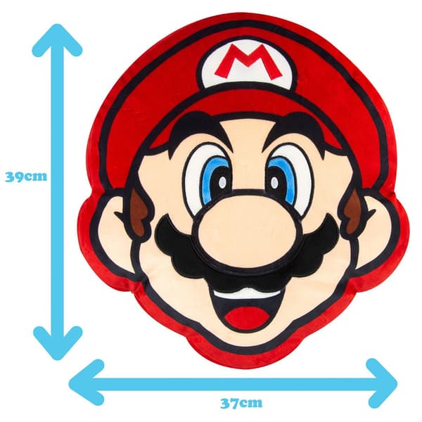 Bizak Mocchi Mega Peluche Mario Punainen