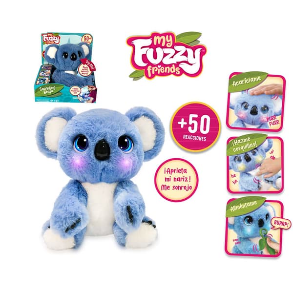 Snuggling Koala Blå 4-7 Years