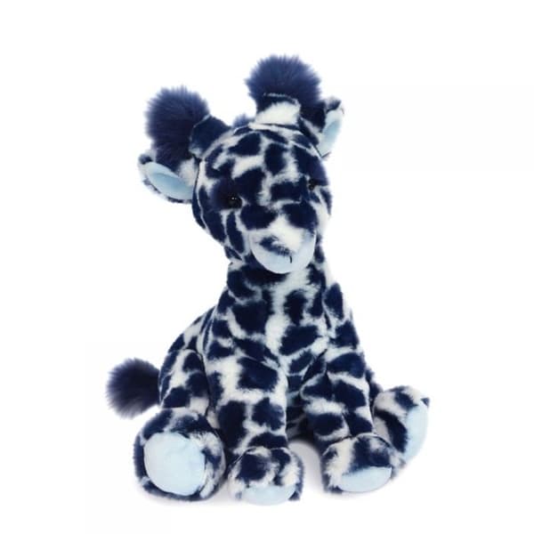 Histoire d'Ours - Lisi den blå giraffen mjukis 30 cm - DOUDOU ET COMPAGNIE