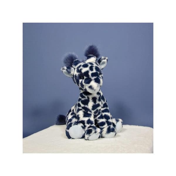 Histoire d'Ours - Lisi den blå giraffen mjukis 30 cm - DOUDOU ET COMPAGNIE