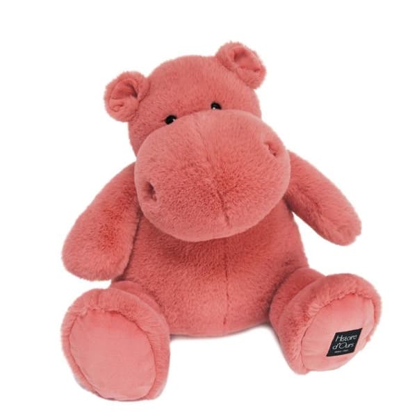 Flodhäst plyschleksak - BEAR STORY - 40CM - Rosa - Blandat - Födelse