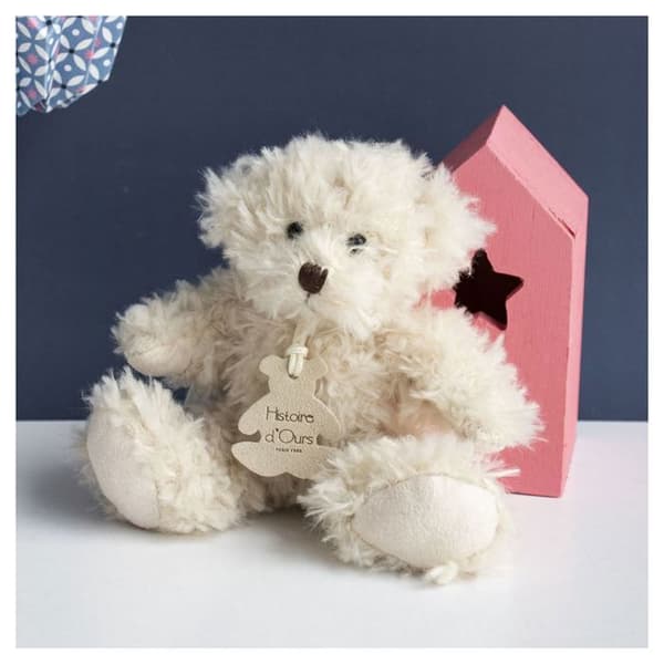Cuddly Bear Plyschleksak - BEAR STORY - Elfenben 21 cm - Baby - Blandat - Plysch