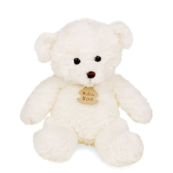 Cuddly Bear Plyschleksak - BEAR STORY - Elfenben 21 cm - Baby - Blandat - Plysch