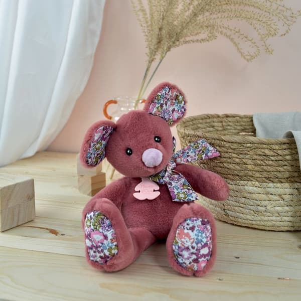 Cuddly Buddy Plyschleksak - BEAR STORY - Terrakottamus 25 cm - För barn - Inomhus