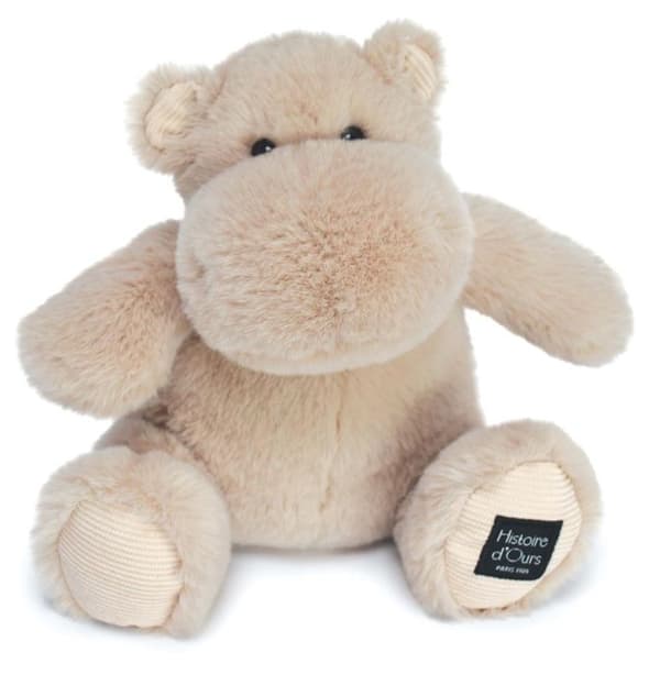 Mjukdjur - BEAR STORY - Flodhäst 25 cm - Beige - Baby - Inomhus