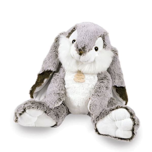 Histoire d'Ours - Les Z'Animoos Rabbit Marius, Grå Storlek 30 cm