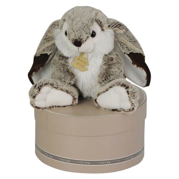 Histoire d'Ours - Les Z'Animoos Rabbit Marius, Grå Storlek 30 cm