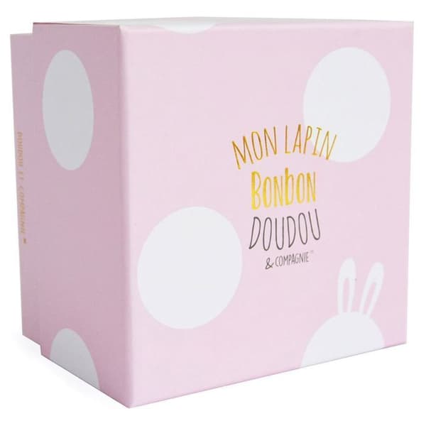 Doudou et Compagnie - Candy Rabbit - Rosa Candy Rabbit 20cm