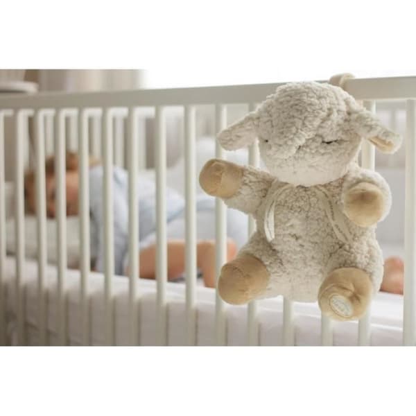 CLOUD B Sleep Sheep® musikalisk mjuk leksak vitt brus