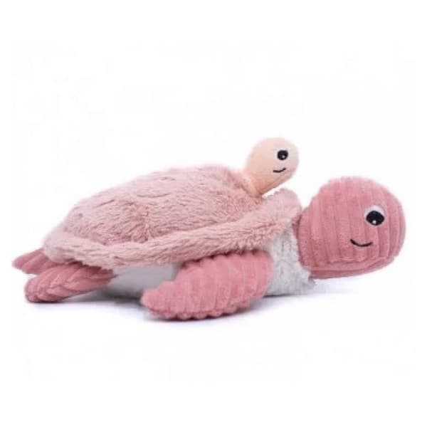 Plysch Ptipotos sköldpadda mamma baby rosa