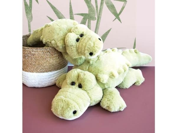Jättekrokodilplysch Croco'Doux La savannah - Bear Story - 80CM - Grön - Barn - Blandat