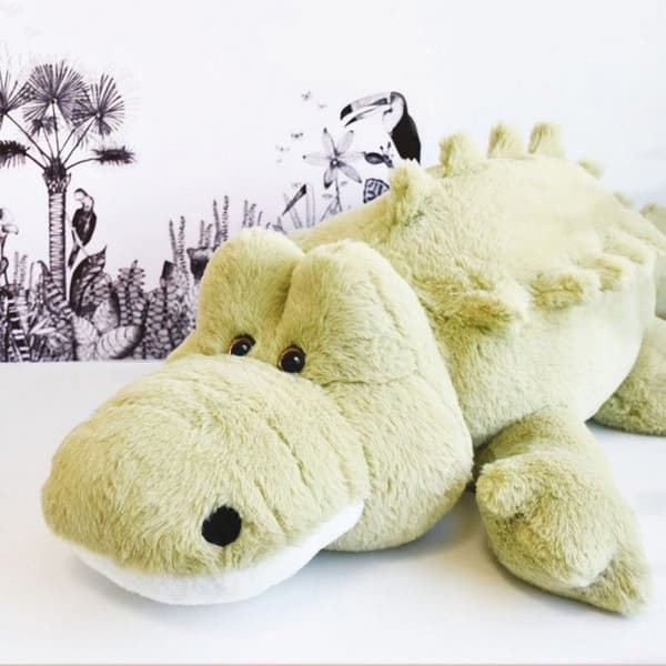Jättekrokodilplysch Croco'Doux La savannah - Bear Story - 80CM - Grön - Barn - Blandat