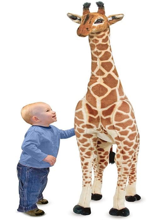 Giant Giraffe Plyschleksak - MELISSA & DOUG - Cirka 1,40 m - Pojke och flicka - Från 3 år