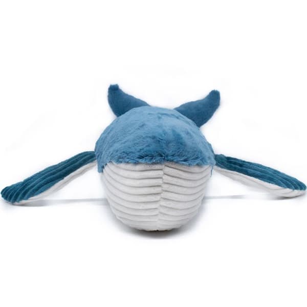 Les Déglingos - Plysch Ptipotos Whale mom baby blue - GLOBE TROTOYS