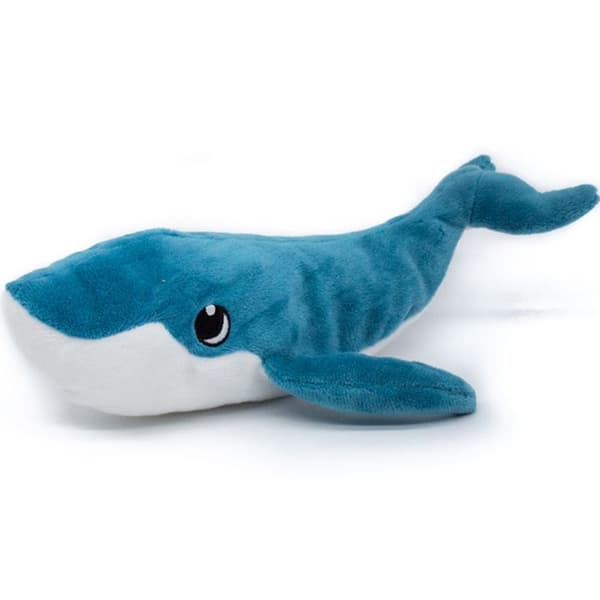 Les Déglingos - Plysch Ptipotos Whale mom baby blue - GLOBE TROTOYS