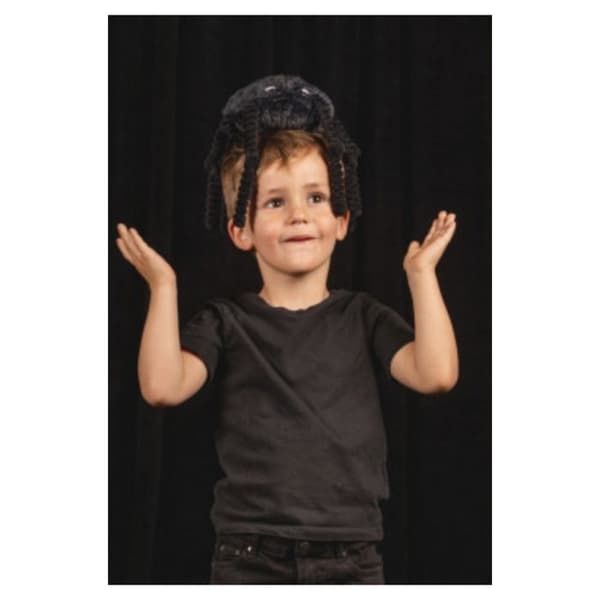 Ricomunfou Les Ptipotos Les Déglingos Black spindel plyschleksak - Mjuk leksak - Interiör - Baby - 75 cm x 66 cm x 11 cm