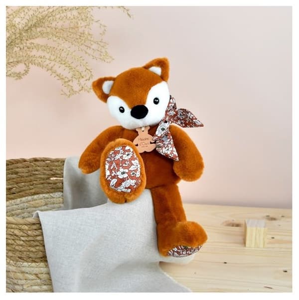 Plyschleksak - BEAR STORY - Goskompis - Räv 25 cm - Orange - Blandat - 0 månader - Födelse