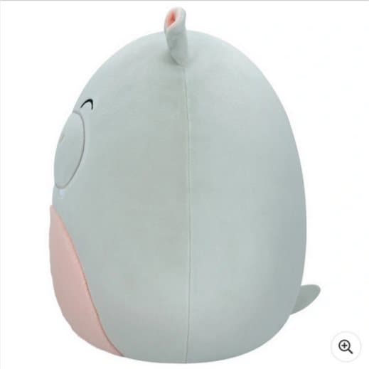 Squishmallows 30 cm Harrison Grey Hippo Soft Plush