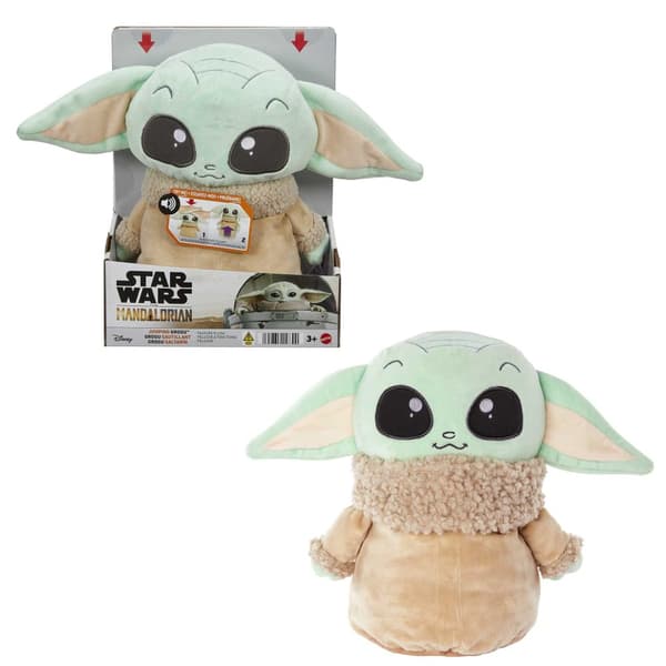 Star Wars Jumping Grogu Feature Plush