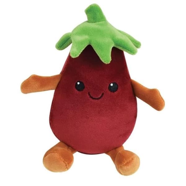 Plyschleksak - Jemini - Aubergine - 17cm - Pedagogisk ludo - Blandad