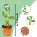 Miniatyrbild 2 av 4: Dancing Cactus Plyschleksak - KAWAII - Blandat - Grönt och brunt - 3 år och uppåt
