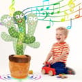Miniatyrbild 1 av 4: Dancing Cactus Plyschleksak - KAWAII - Blandat - Grönt och brunt - 3 år och uppåt