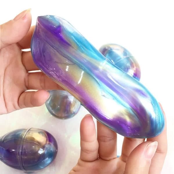 DIY slime puff fluffig slime doft stressavlastning ingen borax barn leksak slime bomull slime plasticine presenter
