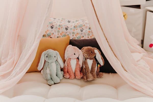 Peluche - Les Déglingos - Toudou kanin - Mjukhet - Tvättbar - 0 månader och mer