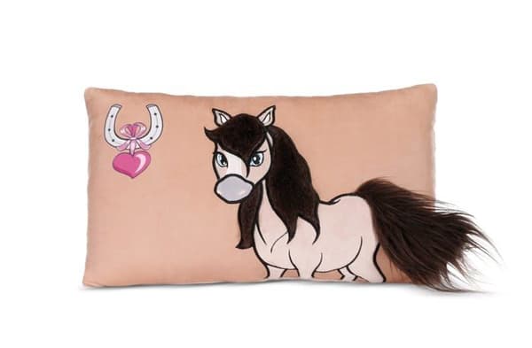 Nici Plyschleksak - 48381 - Loretta Ponnykudde 43x25cm, Beige