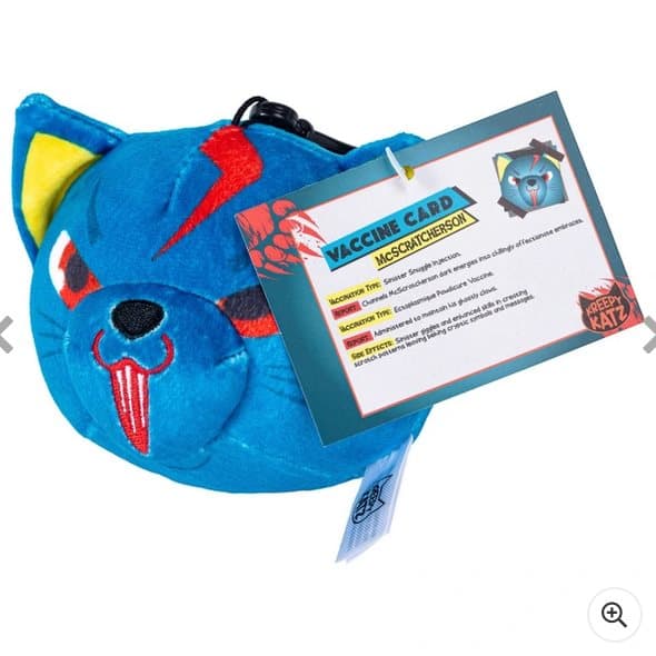 Kreepy Katz Litter Tray 10cm McScratcherson Plush