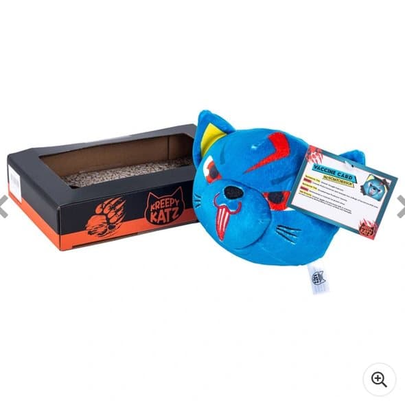 Kreepy Katz Litter Tray 10cm McScratcherson Plush